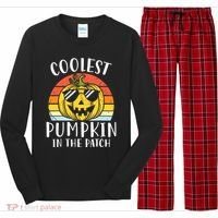 Coolest Pumpkin In The Patch Toddle Kids Boy Halloween Long Sleeve Pajama Set thumb 0