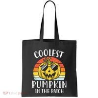 Coolest Pumpkin In The Patch Toddle Kids Boy Halloween Tote Bag thumb 0