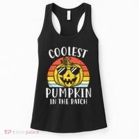 Coolest Pumpkin In The Patch Toddle Kids Boy Halloween Women's Tank Top thumb 0