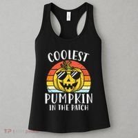 Coolest Pumpkin In The Patch Toddle Kids Boy Halloween Women's Tank Top thumb 3