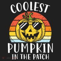 Coolest Pumpkin In The Patch Toddle Kids Boy Halloween Hat thumb 2