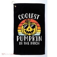 Coolest Pumpkin In The Patch Toddle Kids Boy Halloween Golf Towel thumb 0