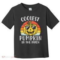 Coolest Pumpkin In The Patch Toddle Kids Boy Halloween Toddler T-Shirt thumb 0