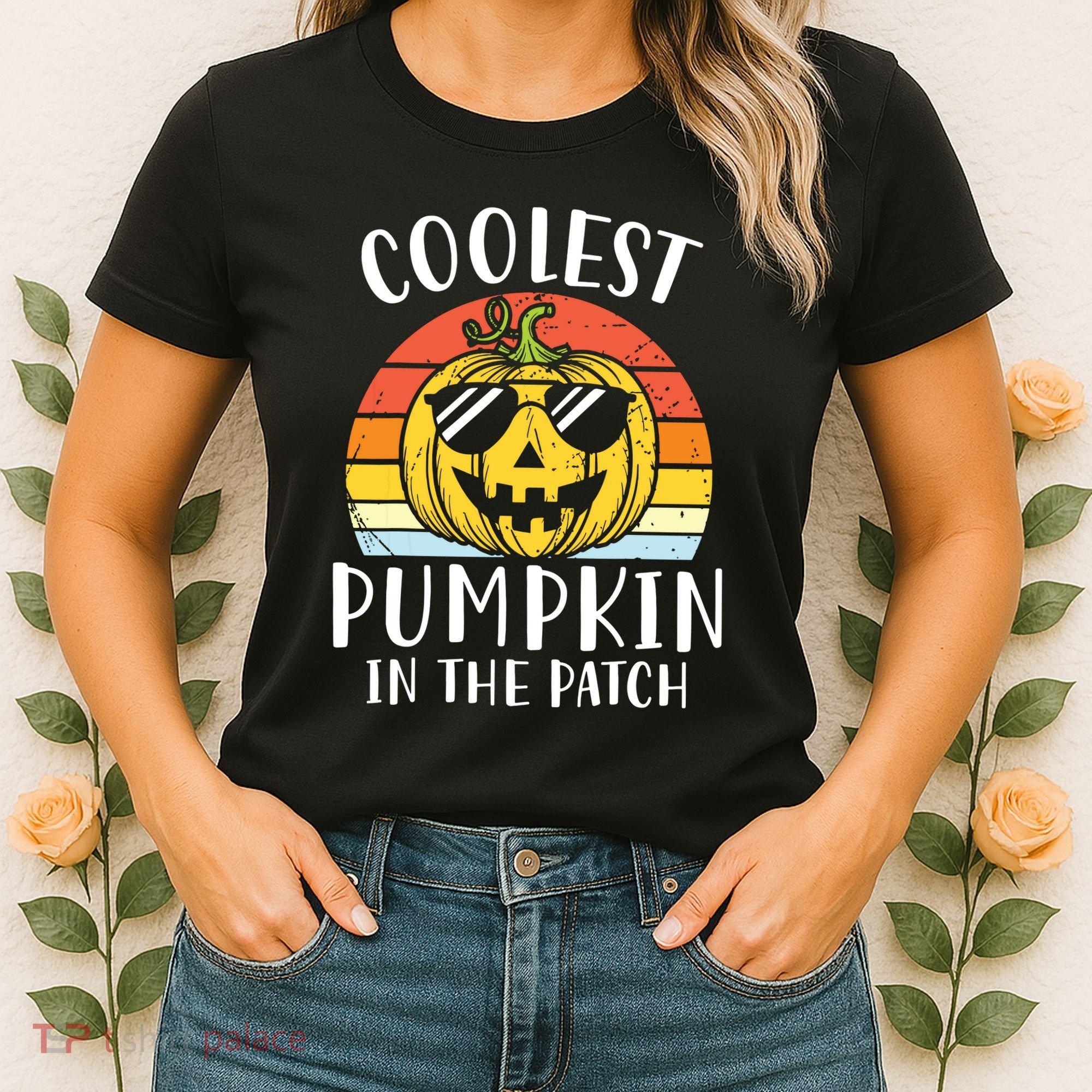 Coolest Pumpkin In The Patch Toddle Kids Boy Halloween Women's T-Shirt