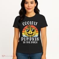 Coolest Pumpkin In The Patch Toddle Kids Boy Halloween Women's T-Shirt thumb 4