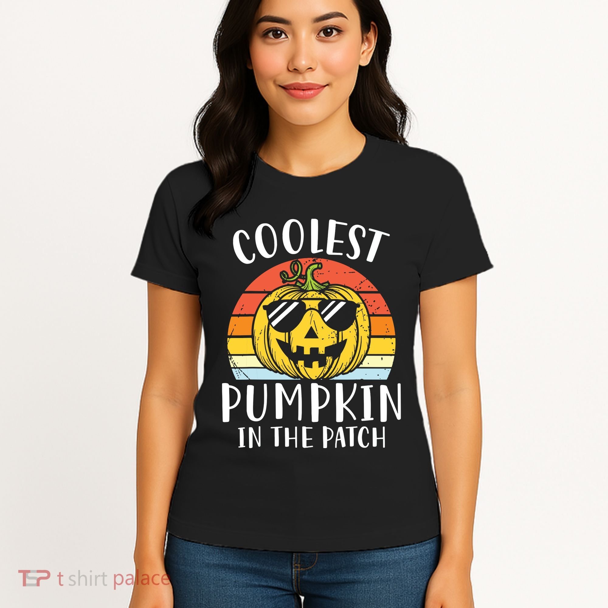 Coolest Pumpkin In The Patch Toddle Kids Boy Halloween Women's T-Shirt