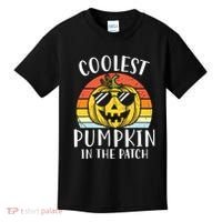 Coolest Pumpkin In The Patch Toddle Kids Boy Halloween Kids T-Shirt thumb 0