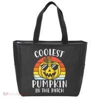 Coolest Pumpkin In The Patch Toddle Kids Boy Halloween Tote Bag thumb 0