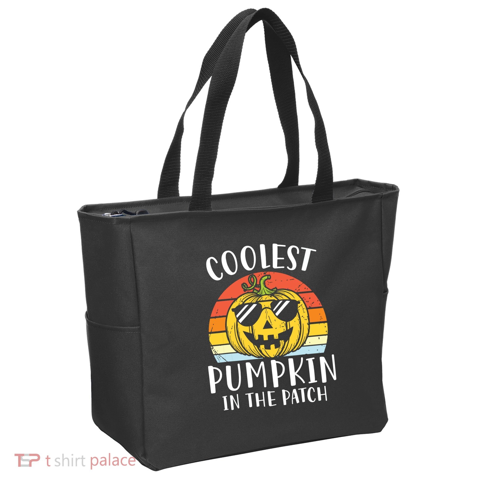 Coolest Pumpkin In The Patch Toddle Kids Boy Halloween Tote Bag