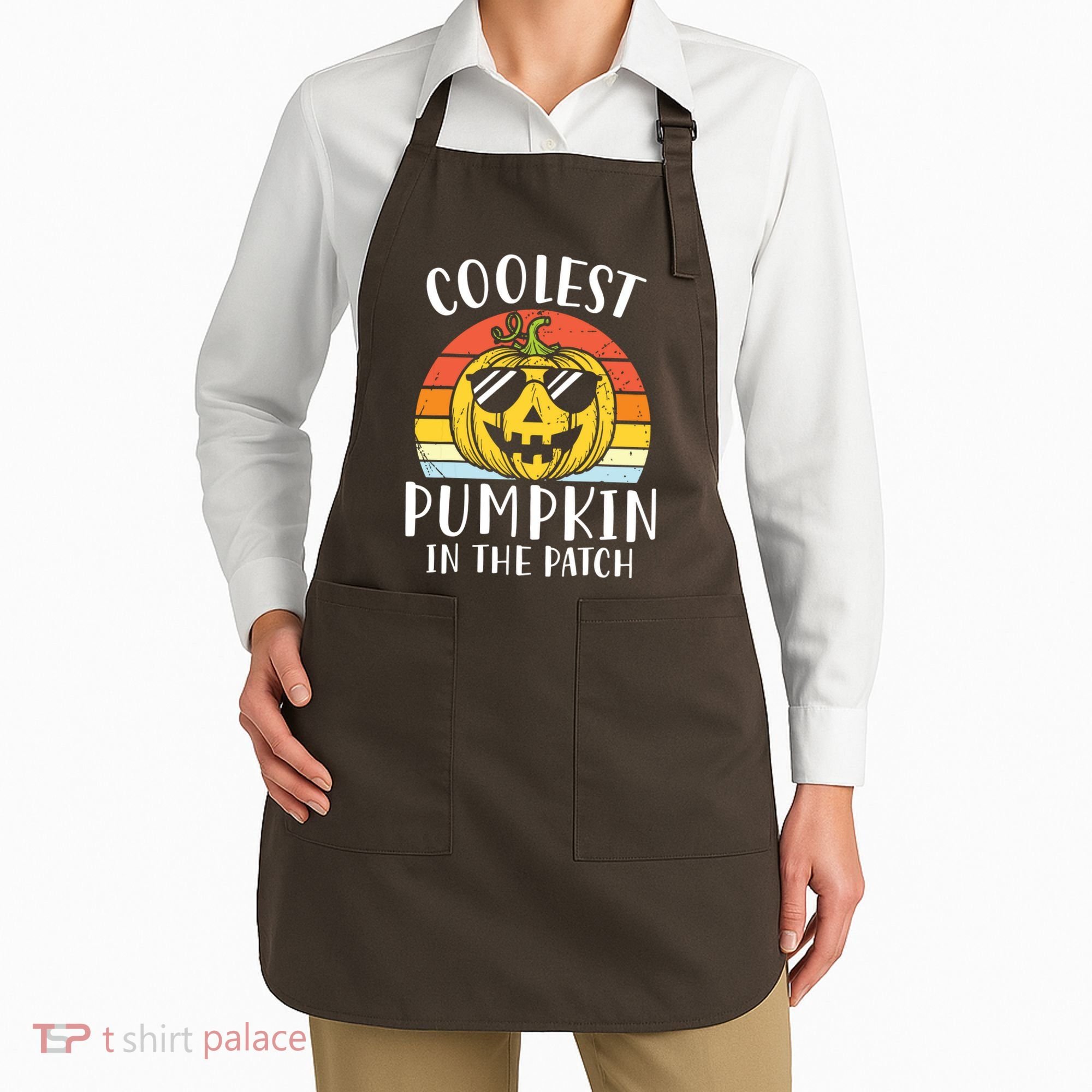 Coolest Pumpkin In The Patch Toddle Kids Boy Halloween Apron