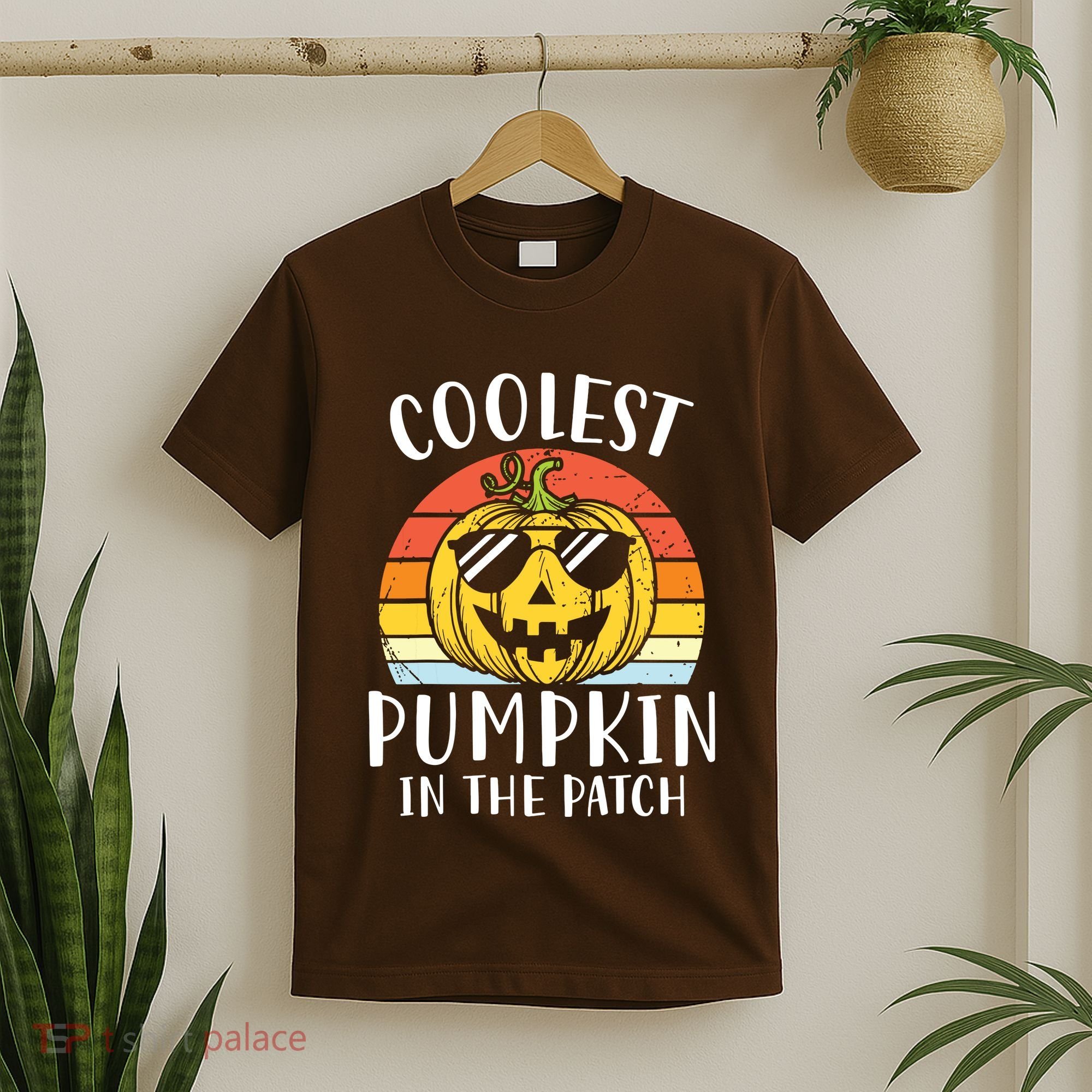 Coolest Pumpkin In The Patch Toddle Kids Boy Halloween T-Shirt