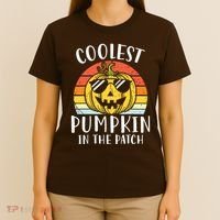 Coolest Pumpkin In The Patch Toddle Kids Boy Halloween T-Shirt thumb 4