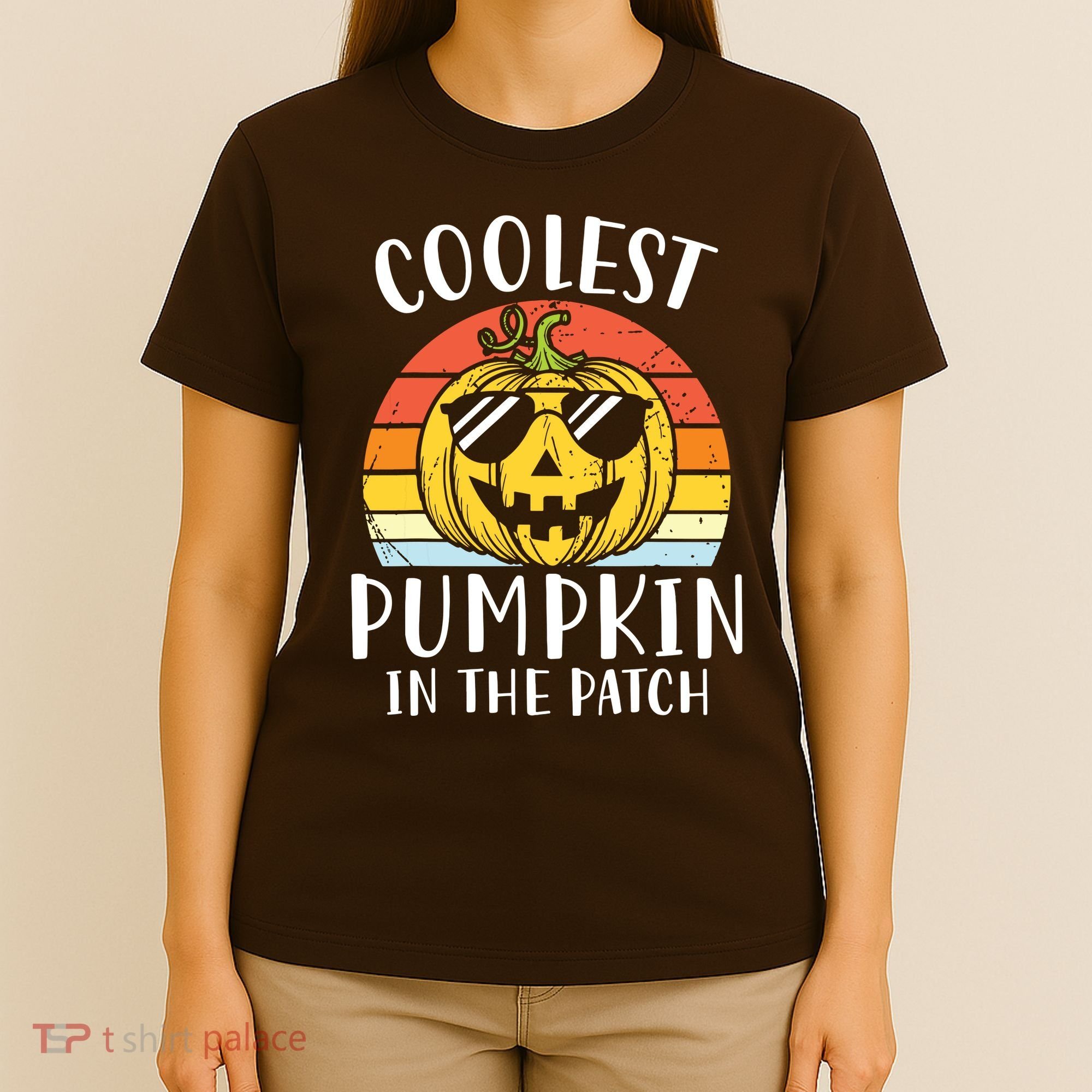 Coolest Pumpkin In The Patch Toddle Kids Boy Halloween T-Shirt