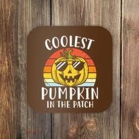Coolest Pumpkin In The Patch Toddle Kids Boy Halloween Coaster thumb 0
