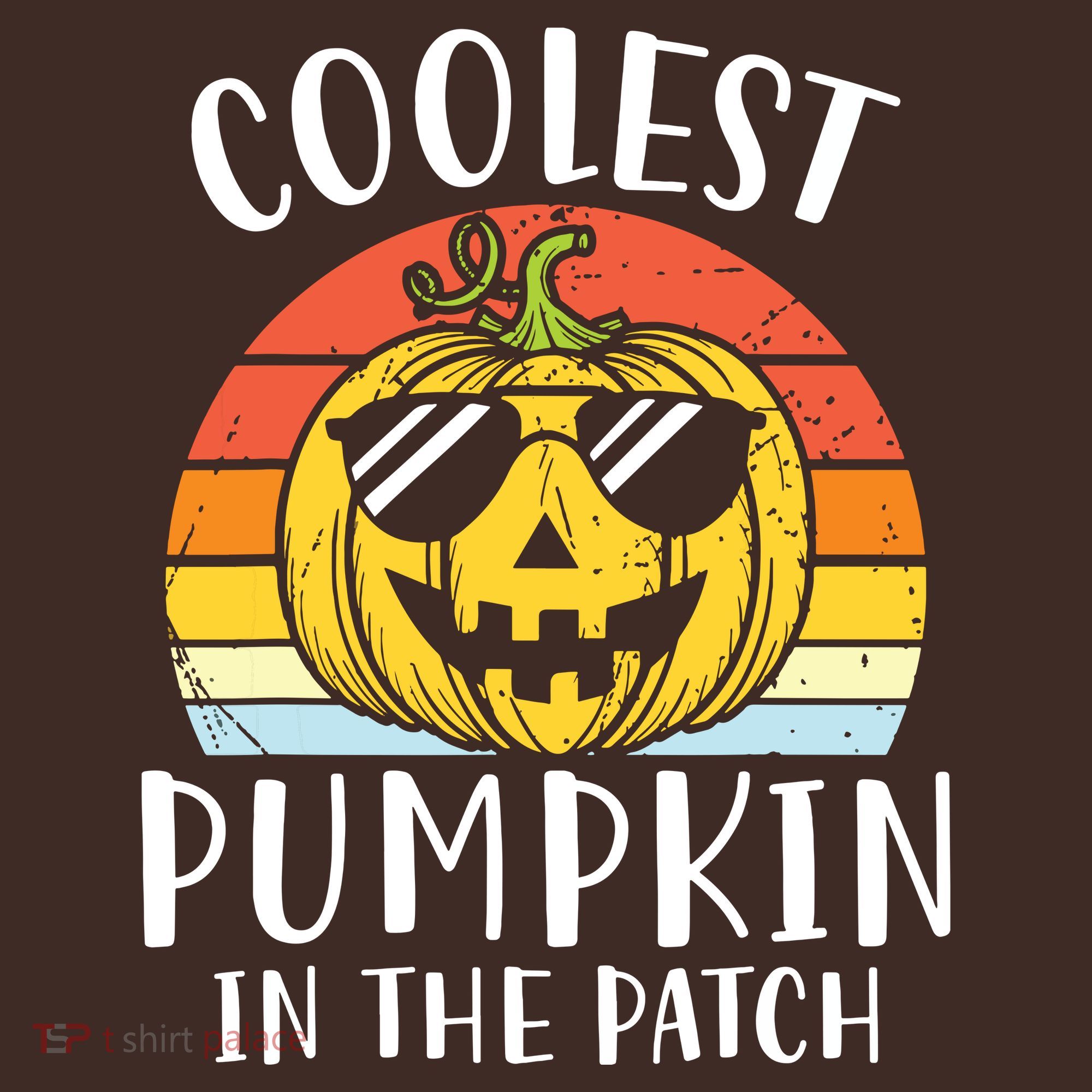 Coolest Pumpkin In The Patch Toddle Kids Boy Halloween Kids Hoodie