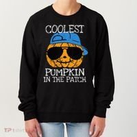 Coolest Pumpkin In The Patch Halloween Women's Sweatshirt thumb 0