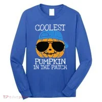 Coolest Pumpkin In The Patch Halloween Long Sleeve Shirt thumb 0