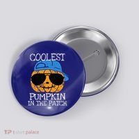Coolest Pumpkin In The Patch Halloween Button thumb 0