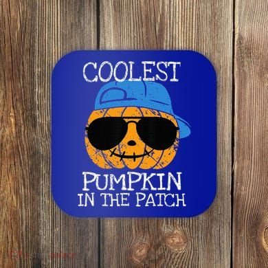 Coolest Pumpkin In The Patch Halloween Coaster