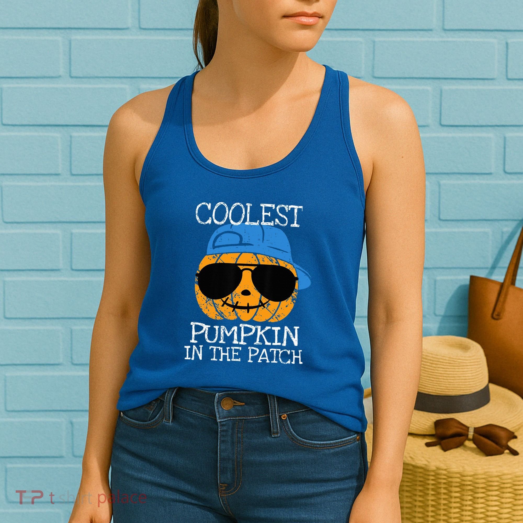 Coolest Pumpkin In The Patch Halloween Women's Tank Top