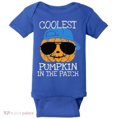 Coolest Pumpkin In The Patch Halloween Baby Bodysuit