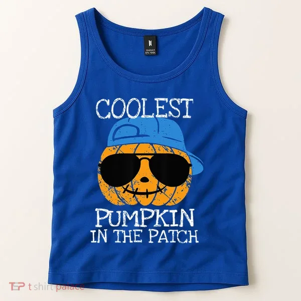 Coolest Pumpkin In The Patch Halloween Tank Top