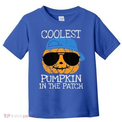 Coolest Pumpkin In The Patch Halloween Toddler T-Shirt