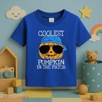 Coolest Pumpkin In The Patch Halloween Toddler T-Shirt thumb 3