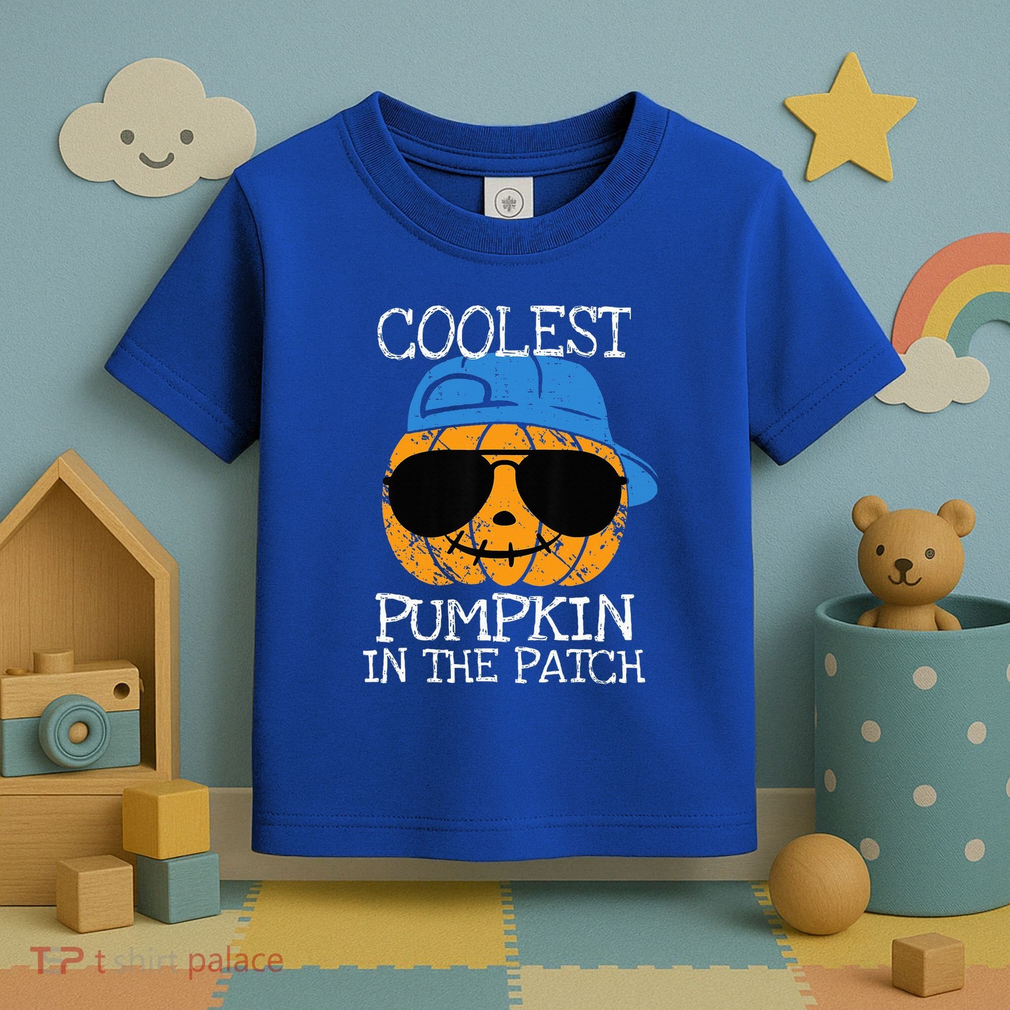 Coolest Pumpkin In The Patch Halloween Toddler T-Shirt