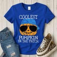 Coolest Pumpkin In The Patch Halloween Women's T-Shirt thumb 3