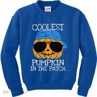 Coolest Pumpkin In The Patch Halloween Kids Sweatshirt thumb 0