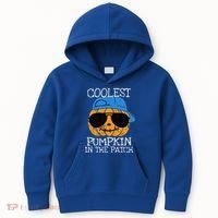Coolest Pumpkin In The Patch Halloween Kids Hoodie thumb 0