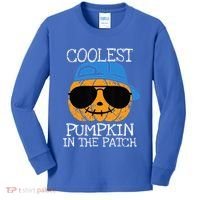 Coolest Pumpkin In The Patch Halloween Kids Long Sleeve Shirt thumb 0