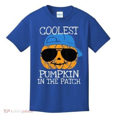 Coolest Pumpkin In The Patch Halloween Kids T-Shirt
