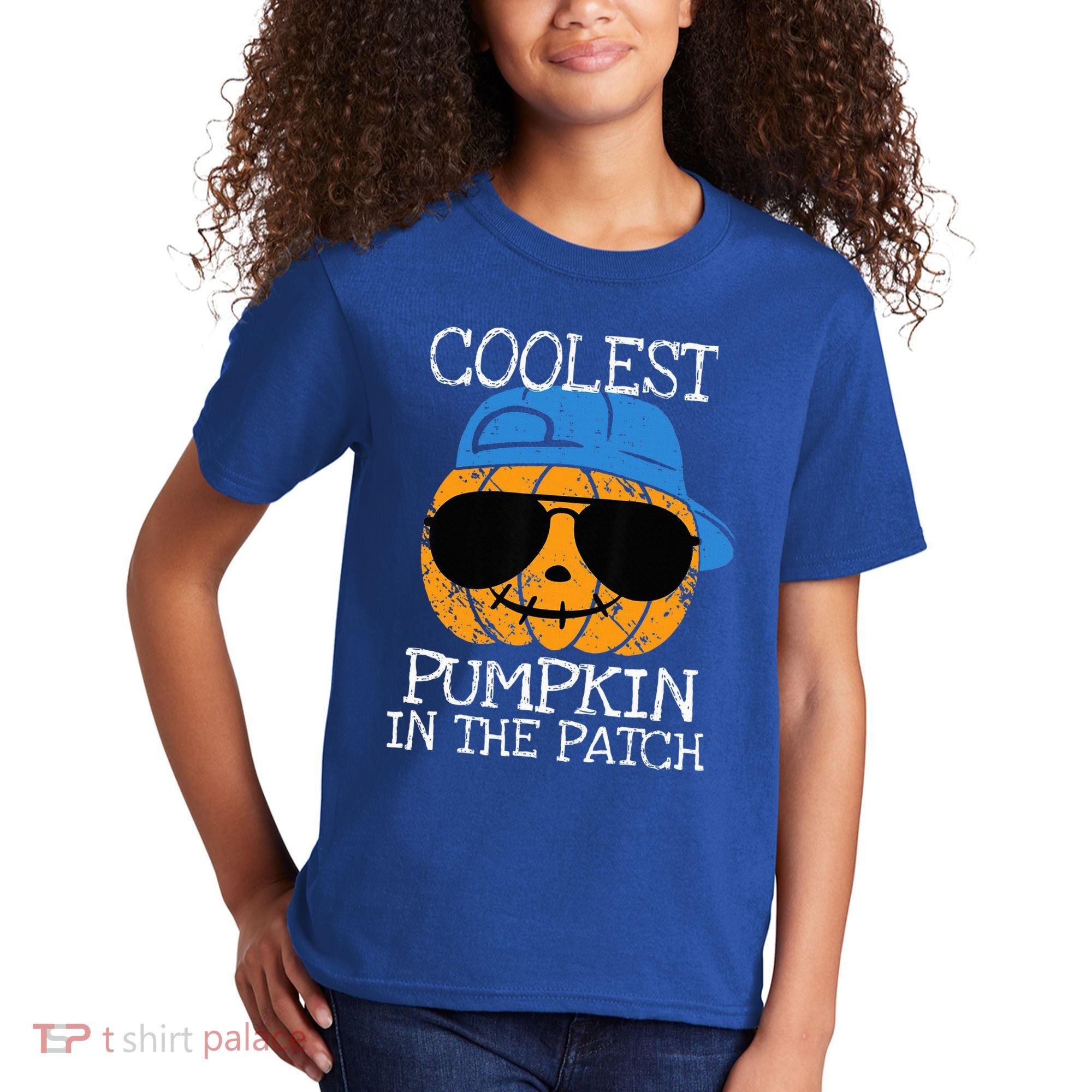 Coolest Pumpkin In The Patch Halloween Kids T-Shirt