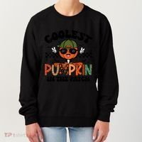 Coolest Pumpkin In The Patch Halloween Women's Sweatshirt thumb 0