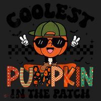 Coolest Pumpkin In The Patch Halloween Women's Sweatshirt thumb 2