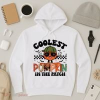 Coolest Pumpkin In The Patch Halloween Hoodie thumb 3