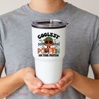 Coolest Pumpkin In The Patch Halloween Tumbler thumb 2