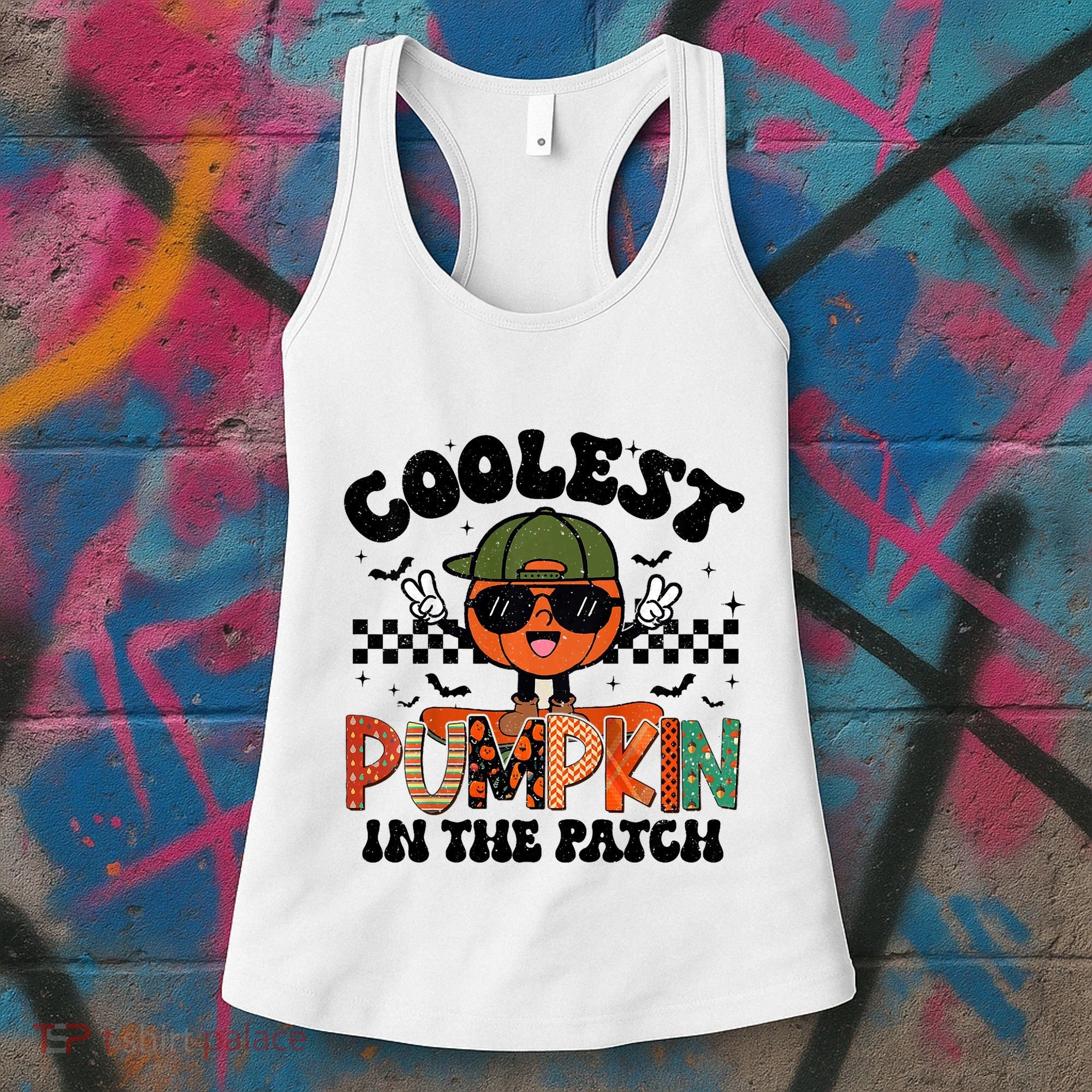 Coolest Pumpkin In The Patch Halloween Women's Tank Top