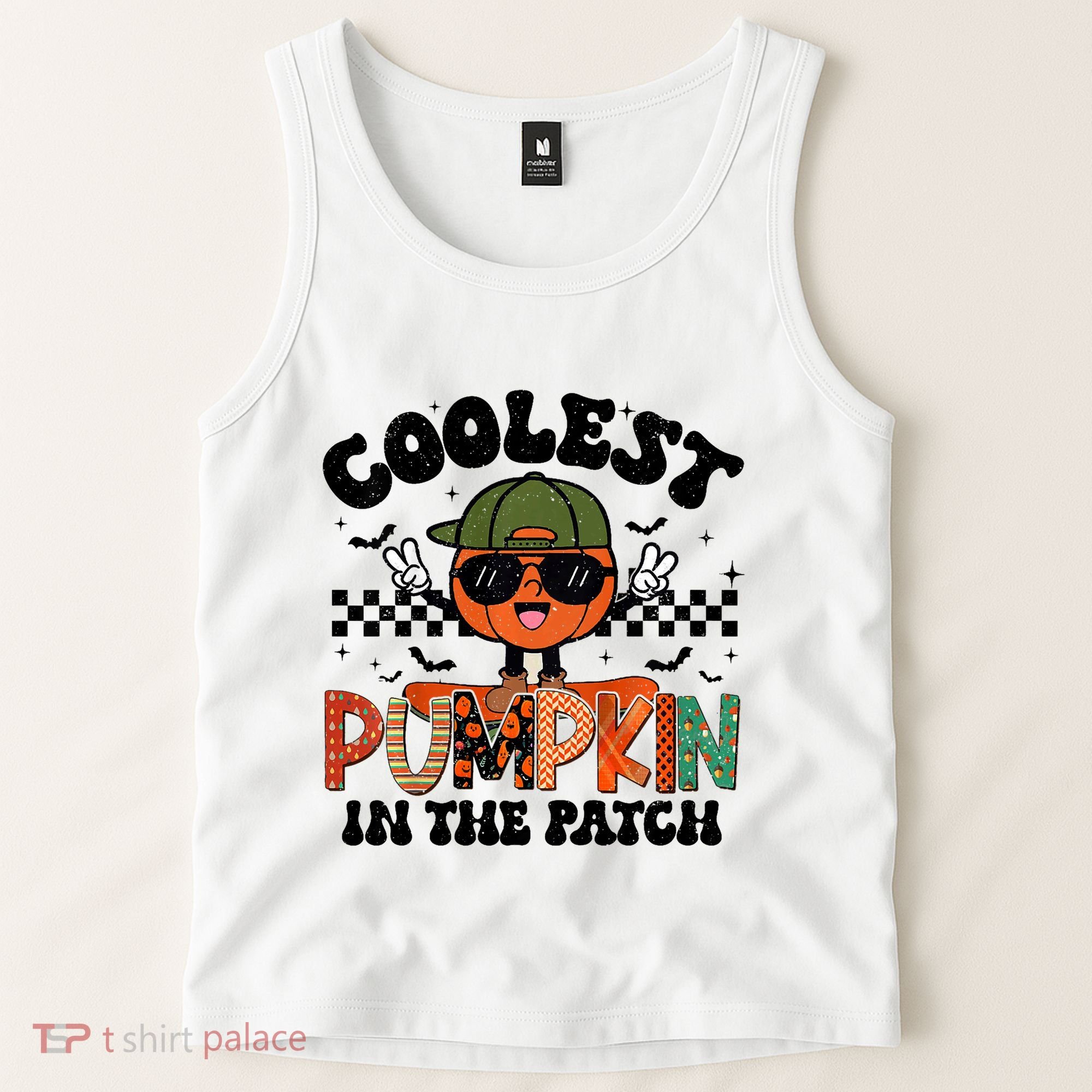 Coolest Pumpkin In The Patch Halloween Tank Top