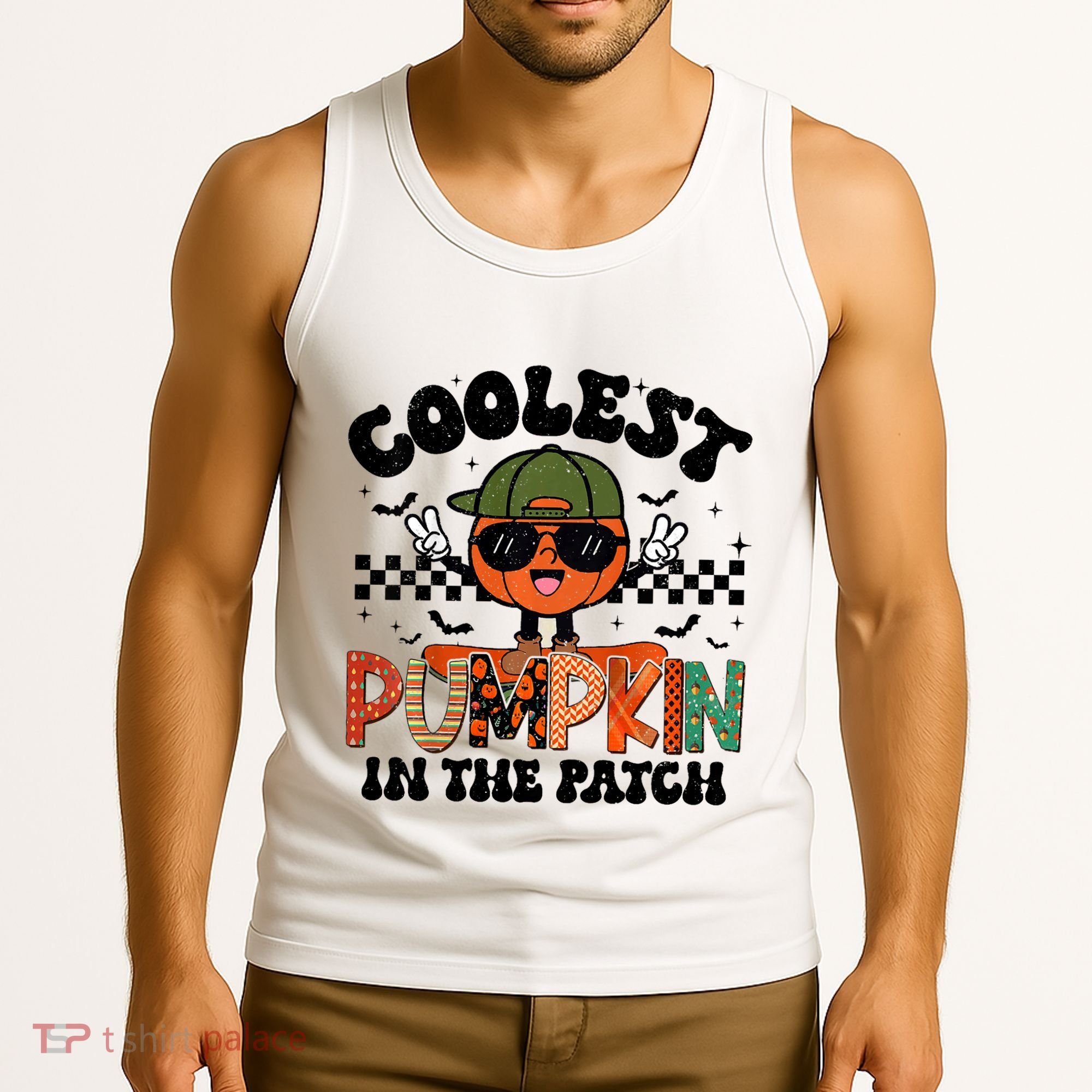 Coolest Pumpkin In The Patch Halloween Tank Top