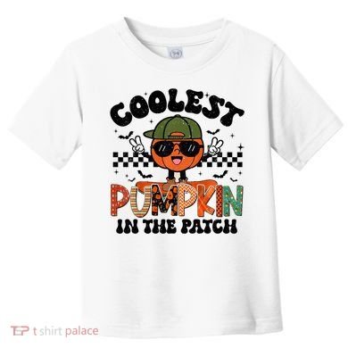 Coolest Pumpkin In The Patch Halloween Toddler T-Shirt