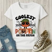Coolest Pumpkin In The Patch Halloween Women's T-Shirt thumb 3