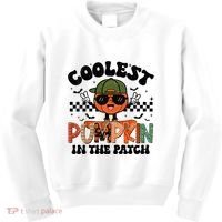 Coolest Pumpkin In The Patch Halloween Kids Sweatshirt thumb 0
