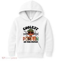 Coolest Pumpkin In The Patch Halloween Kids Hoodie thumb 0