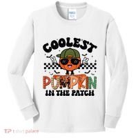 Coolest Pumpkin In The Patch Halloween Kids Long Sleeve Shirt thumb 0