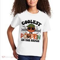 Coolest Pumpkin In The Patch Halloween Kids T-Shirt thumb 2