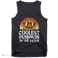 Coolest Pumpkin In The Patch Halloween Tank Top thumb 0