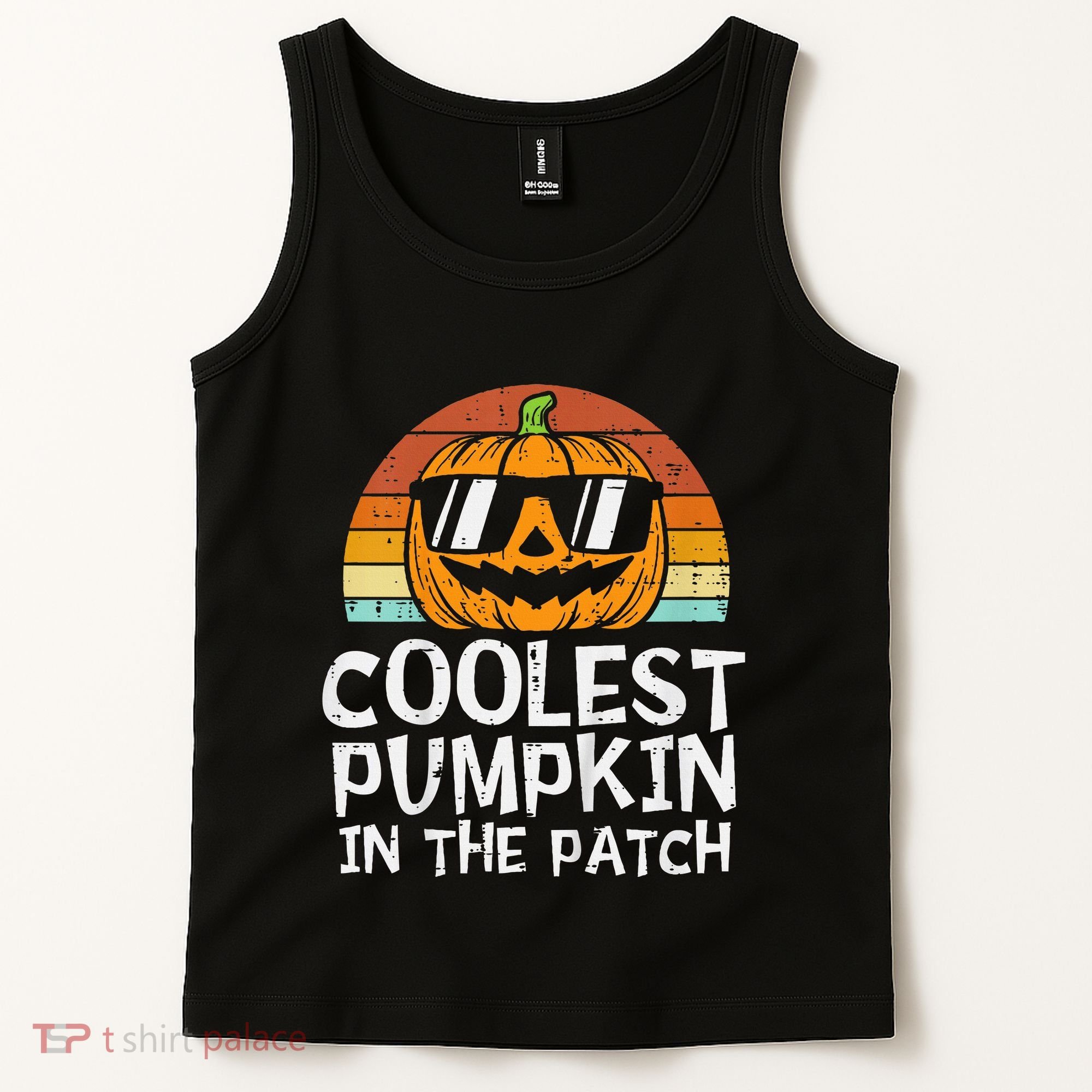 Coolest Pumpkin In The Patch Halloween Tank Top